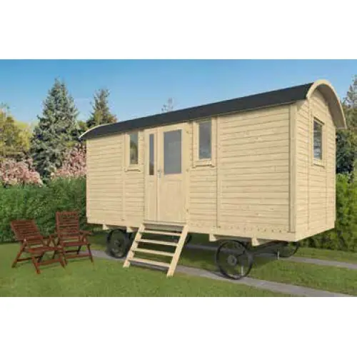 Zigeunerwagen Patricia met zijdeur 240x480 cm Must-Have